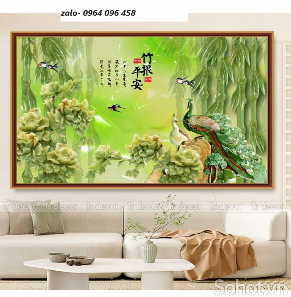 Tranh gạch 3d trang trí phòng khách - phòng ngủ - MBCV42