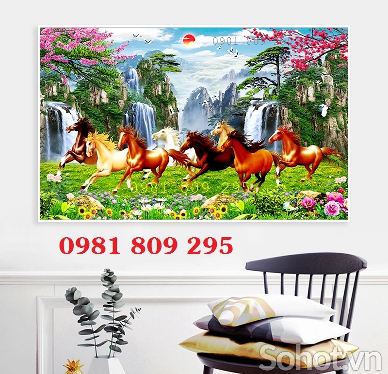 Mẫu tranh gạch mã đáo thành công