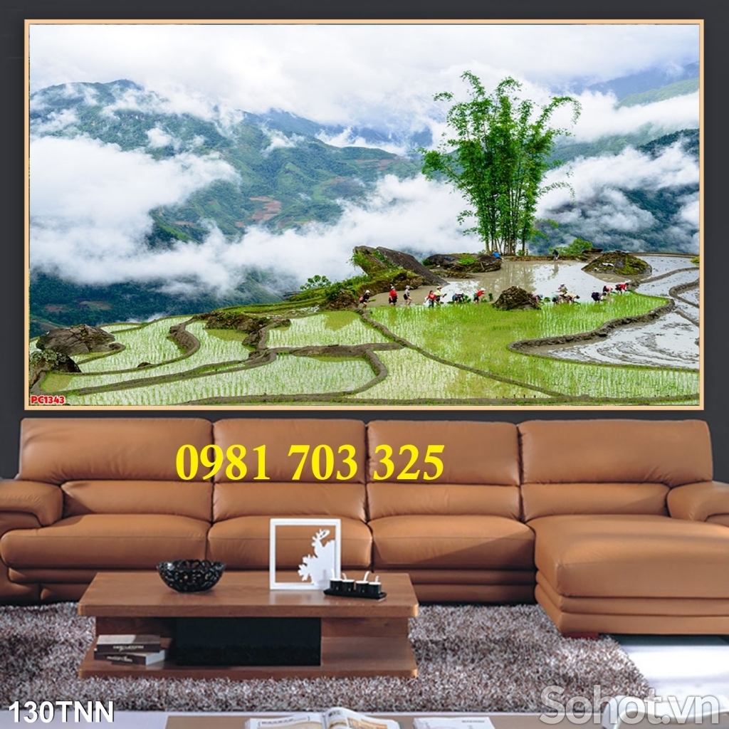 Tranh gạch đẹp phong cảnh cao cấp 3d trang trí