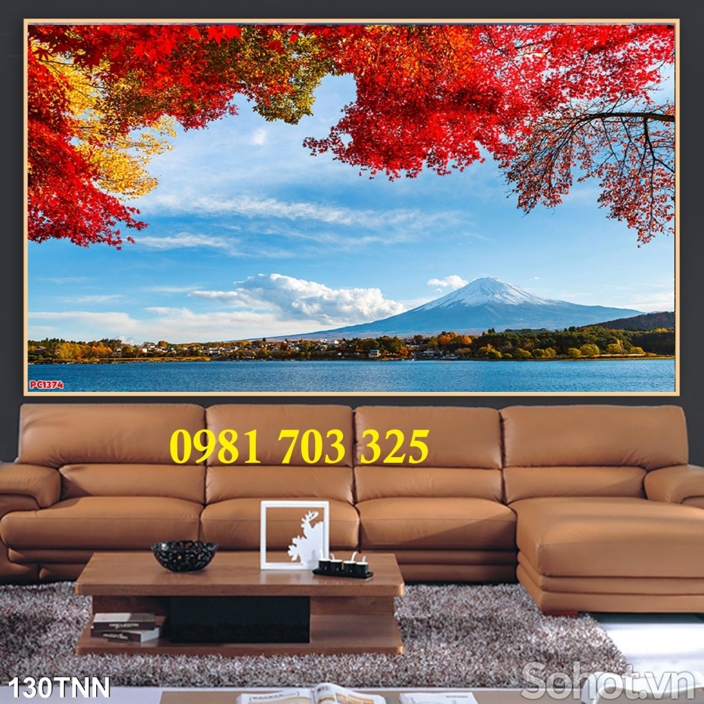 Tranh gạch men phong cảnh 3D