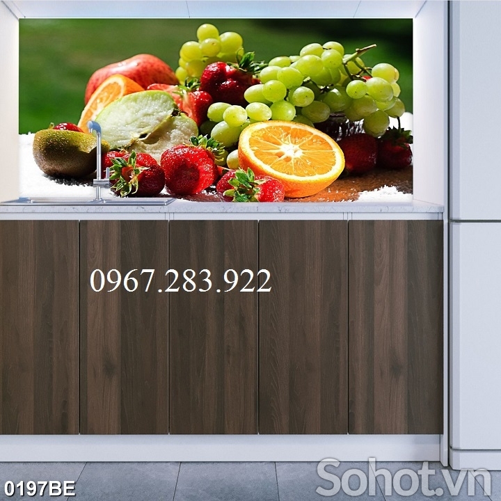 Tranh 3D- Tranh phòng bếp