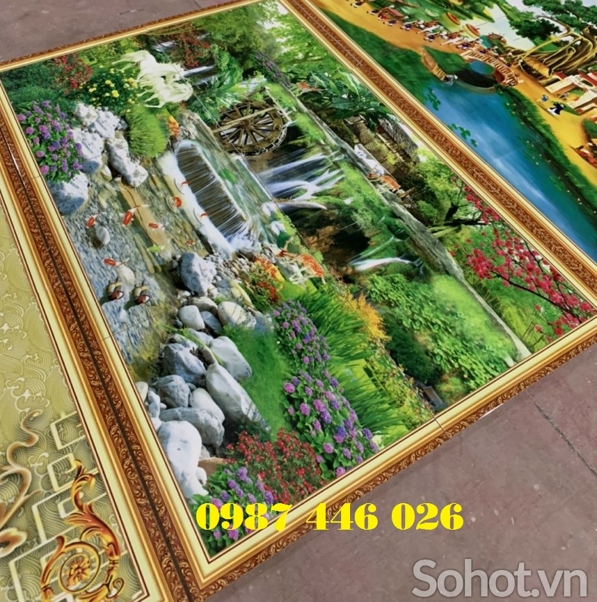 Ảnh thưc tế tranh ốp tường đẹp