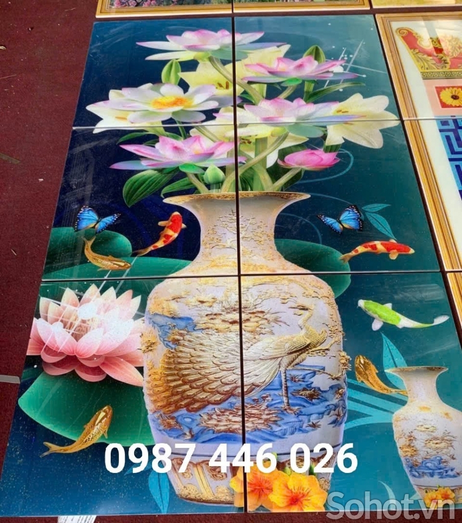 Gạch ốp tường tranh gạch 3d đẹp
