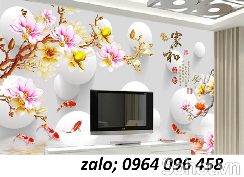 Tranh gạch 3d trang trí phòng khách - X44