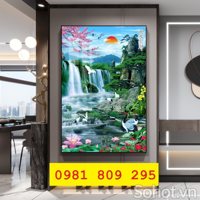 Gạch 3d thiên nhiên ốp tường