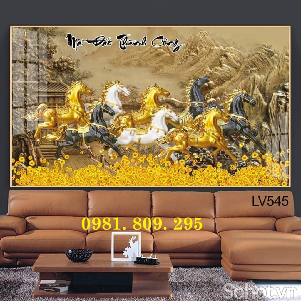 Gạch 3d , tranh ốp tường ngựa , gạch tranh