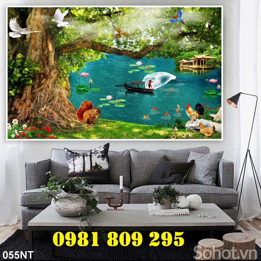 Tranh gạch ốp tường , gạch ốp tường phong cảnh đẹp