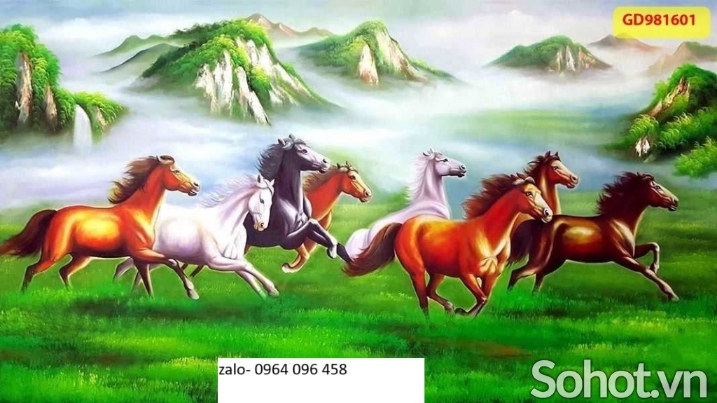 Tranh gạch 3d mã đáo thành công - 68CVV