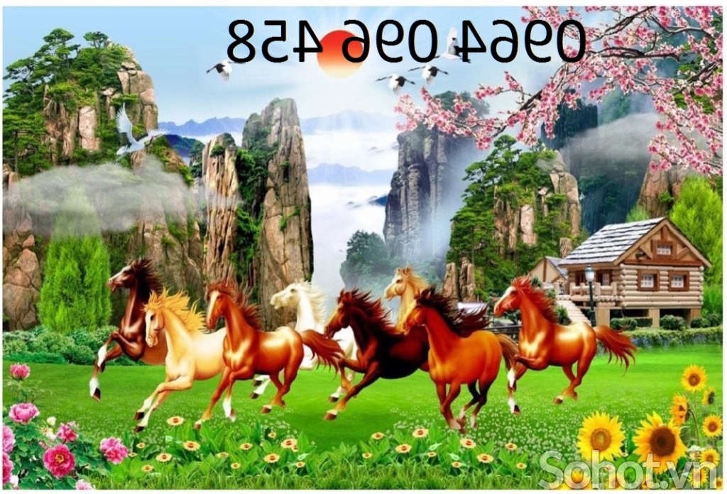 Tranh gạch 3d mã đáo thành công - SDF43