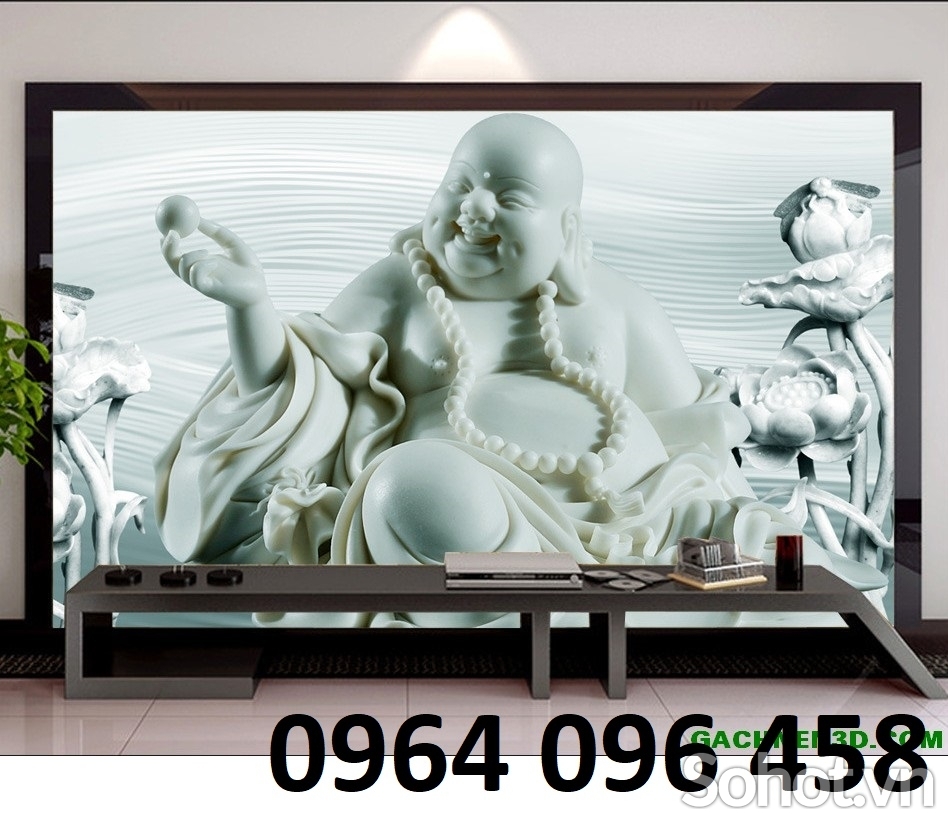 Tranh gạch ốp tường thần tài - 6999CV