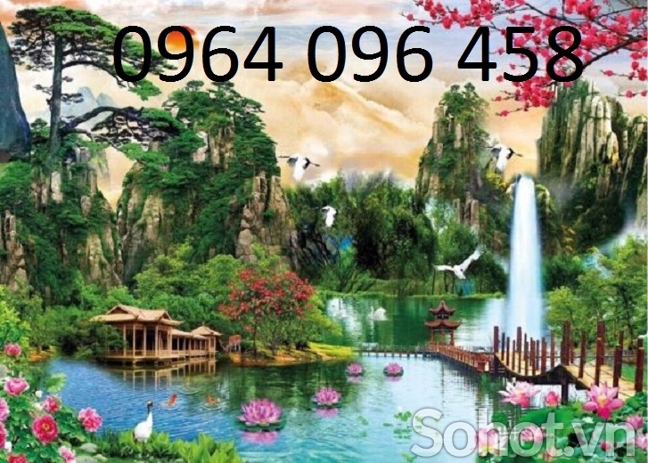 Tranh gạch 3d ốp tường ngoài trời - VBNNM9