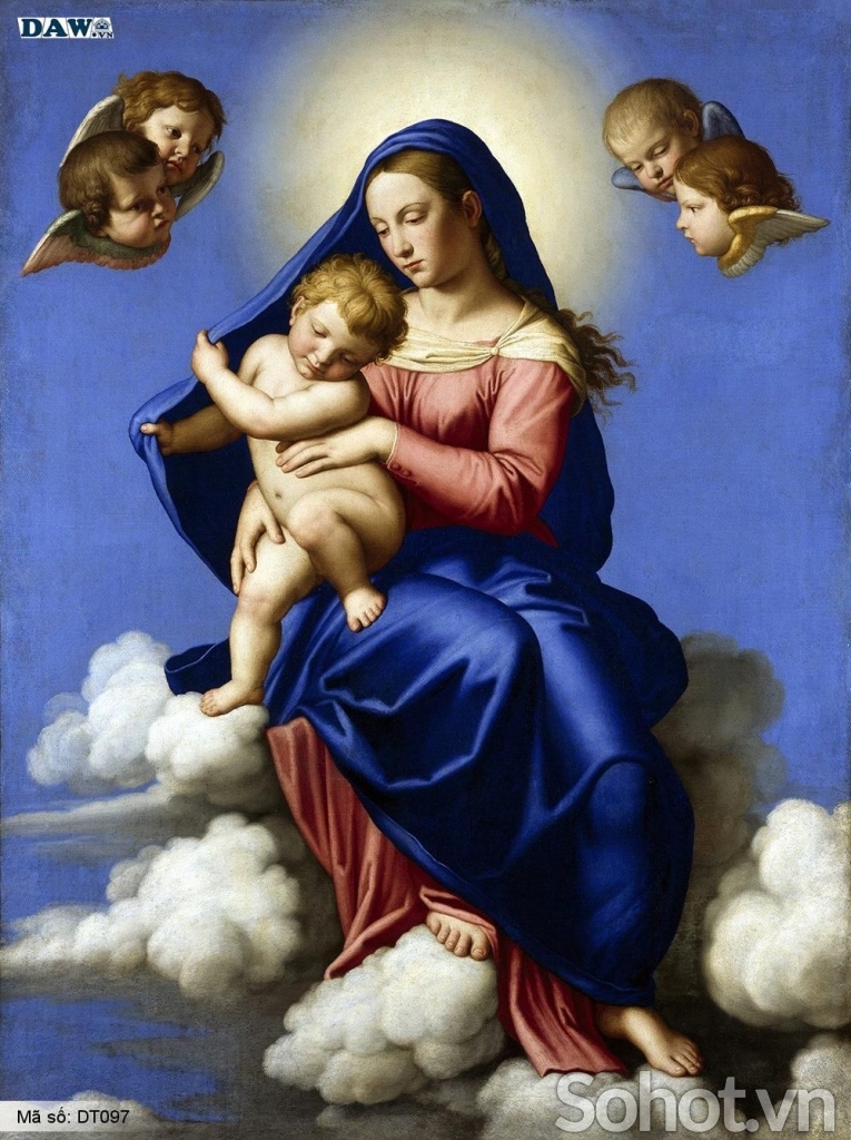 Tranh gạch 3d tranh thiên chúa - SKN96