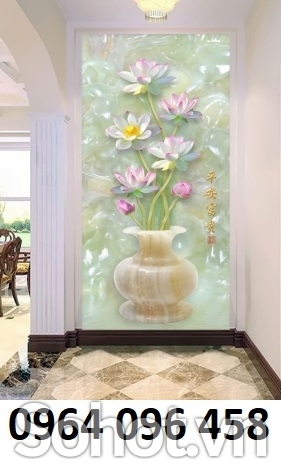 tranh gạch men 3d giả ngọc - NBR4