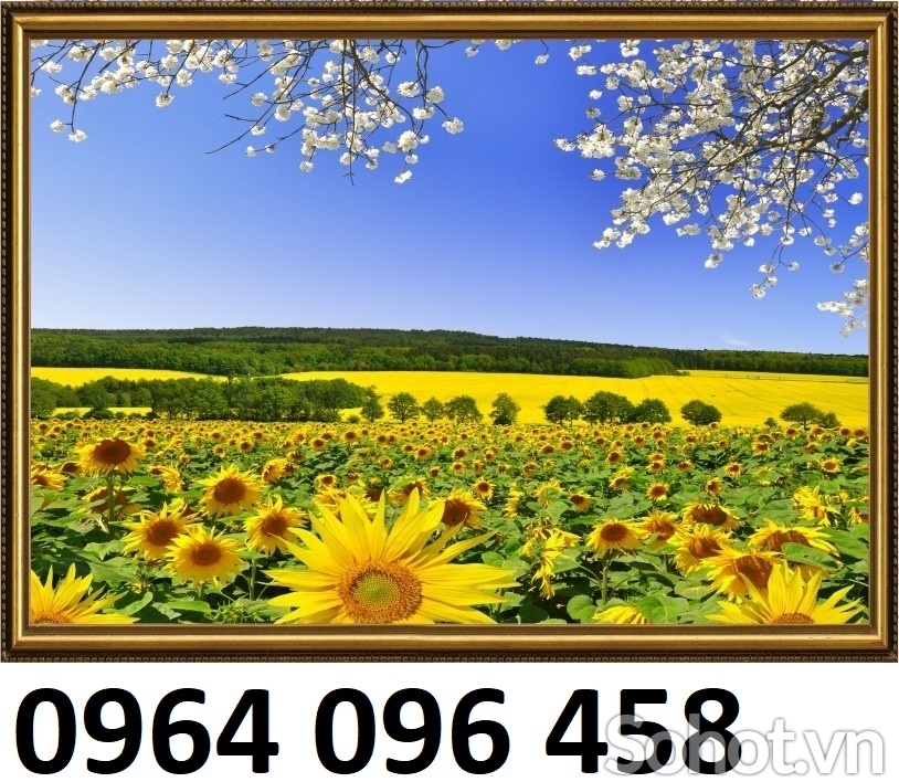 Tranh gạch 3d hoa cỏ thiên nhiên - DXCC42