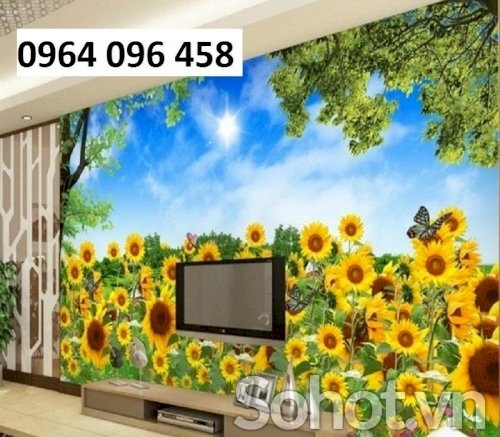 Tranh gạch 3d vườn hoa thiên nhiên - 6999MN