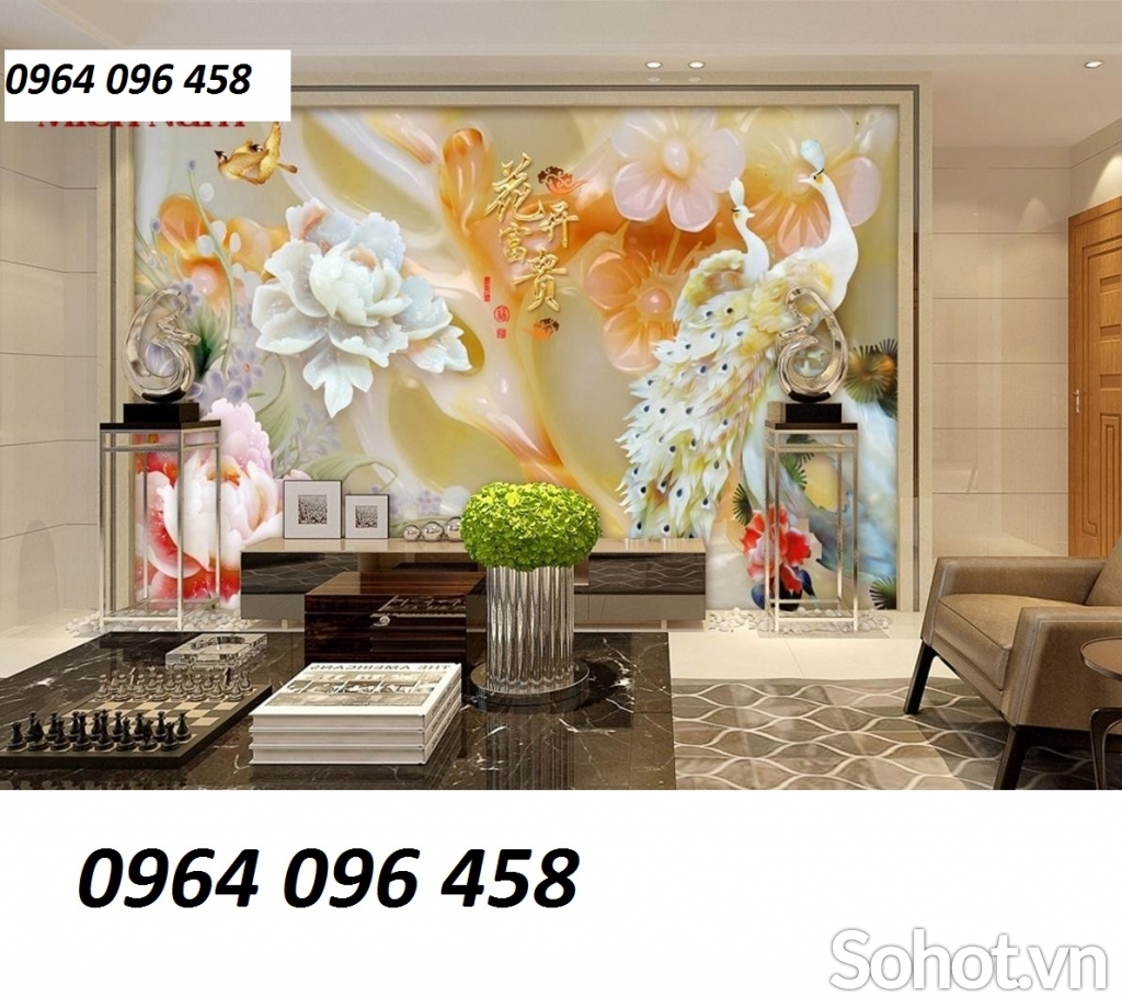 Tranh gạch 3d trang trí phòng khách đẹp - GBBB04 - Bình Thuận ...
