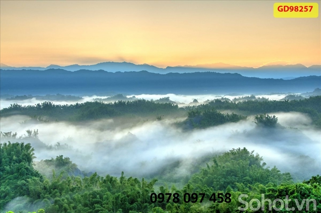 Tranh phong cảnh thiên nhiên - gạch tranh 3D