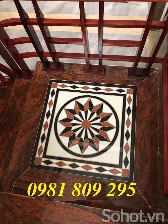 Gạch thảm lát cầu thang đẹp