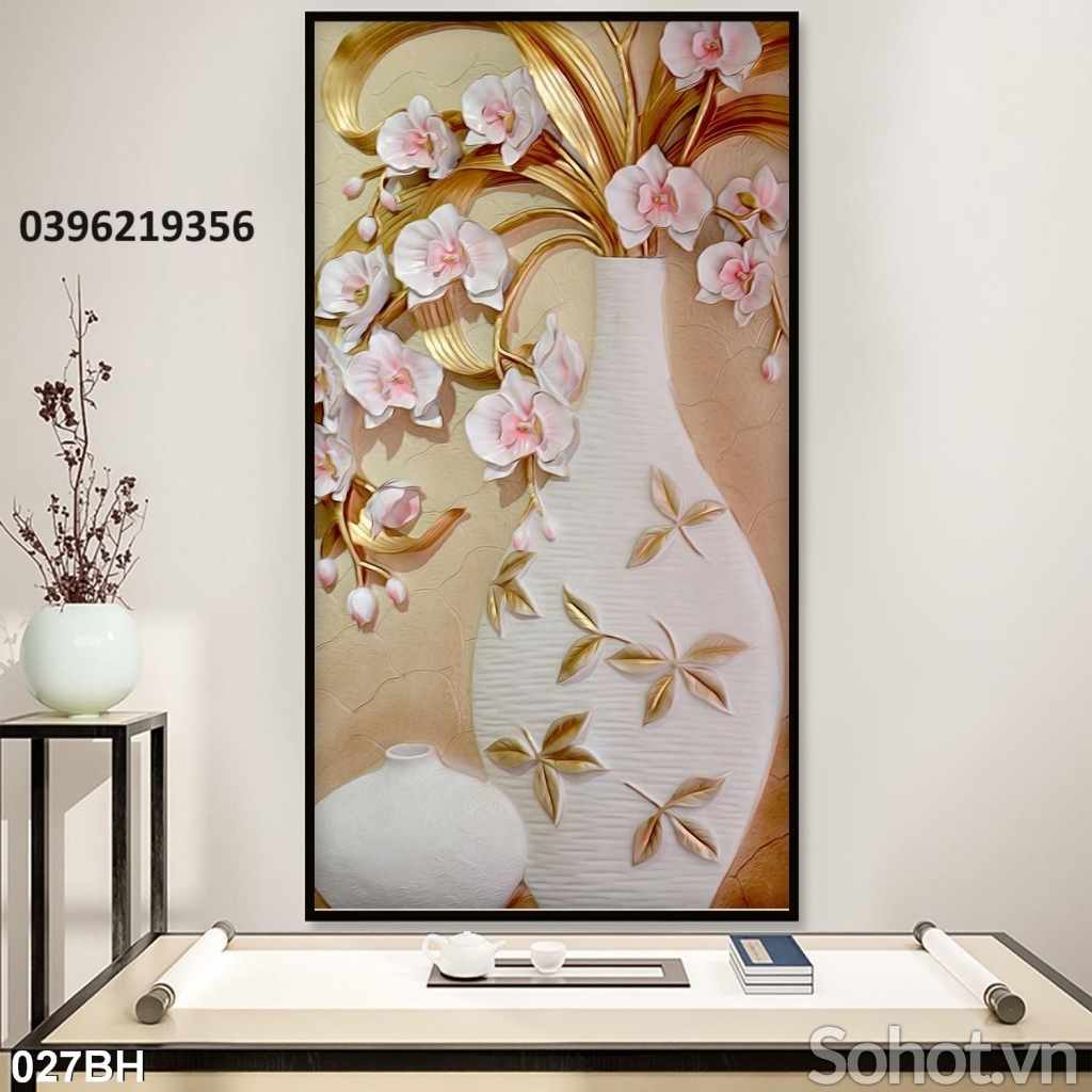 Gạch bình hoa 3D đẹp