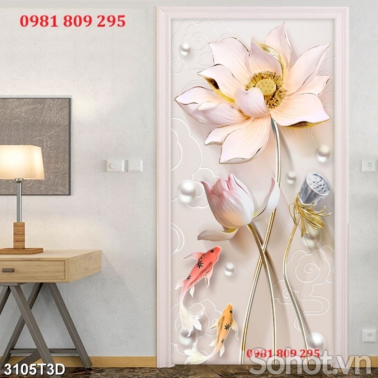 Tranh trang trí khổ dọc mới JD3331
