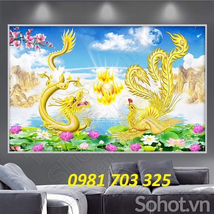 Tranh gạch men phong thủy