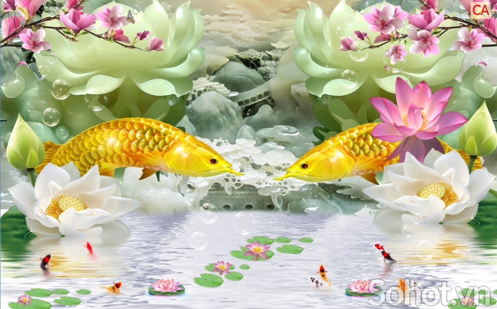 Gạch tranh 3D - tranh gạch men dán tường