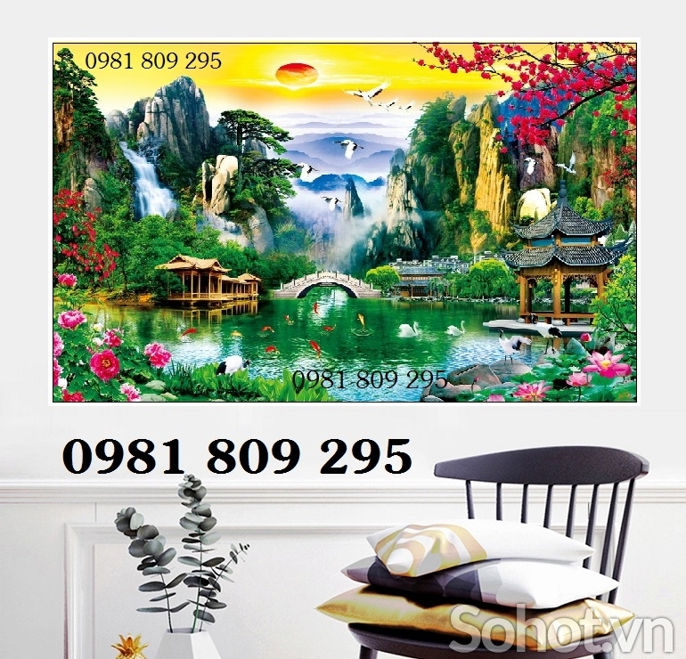 tranh phong cảnh,tranh gạch phong cảnh thiên nhiên - AAE7