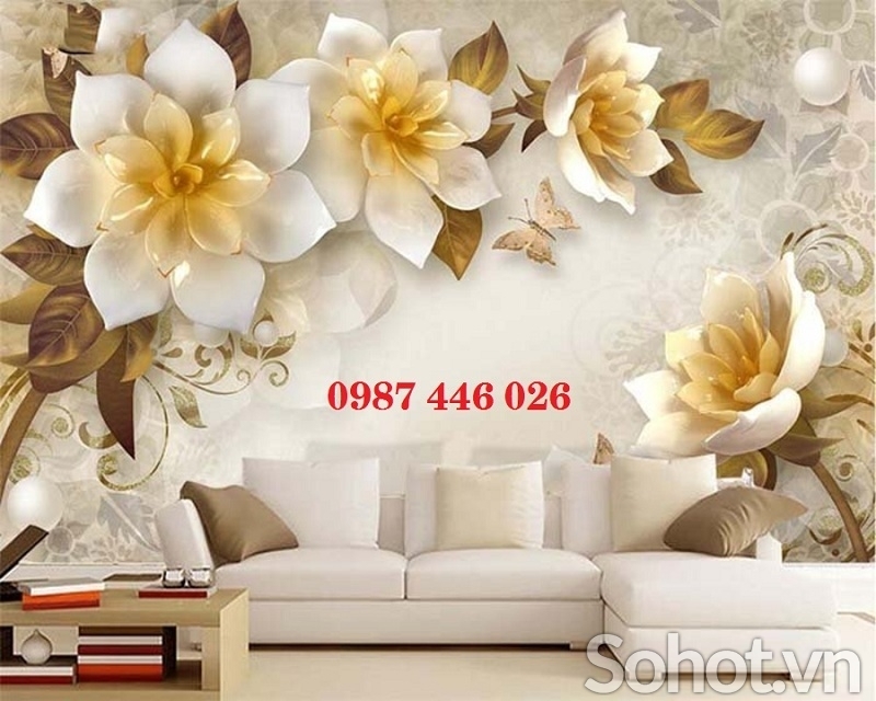Gạch trang trí tranh gạch phòng khách đẹp HP7283