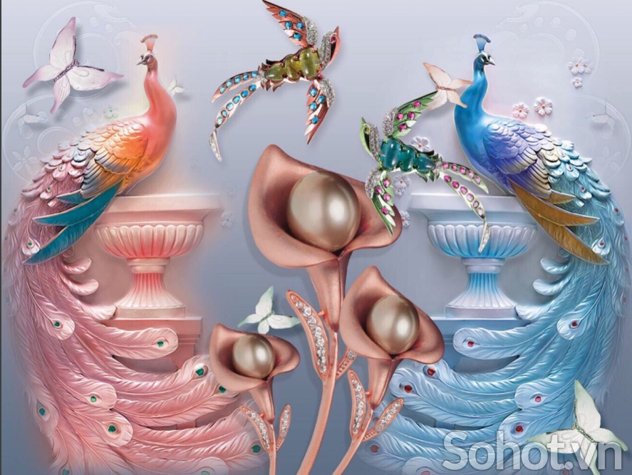 Tranh gạch 3d trang trí phòng ngủ - NXC42