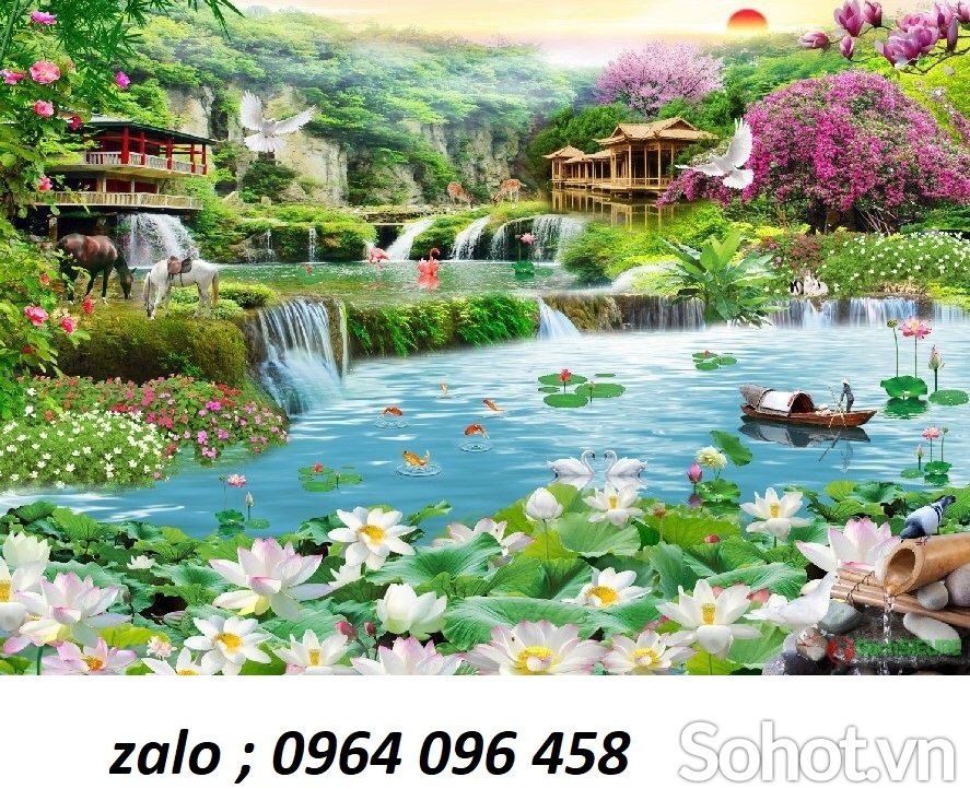 Tranh gạch 3d phong cảnh thiên nhiên - FCC53