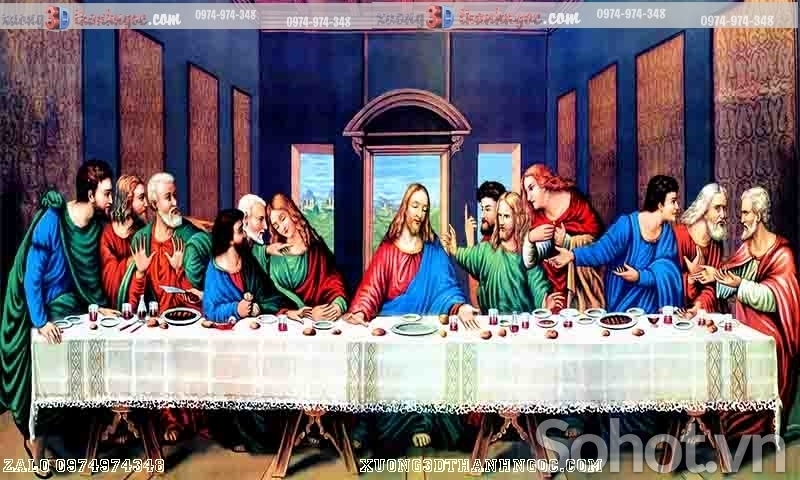 Tranh gạch 3d thiên chúa - SNXB54