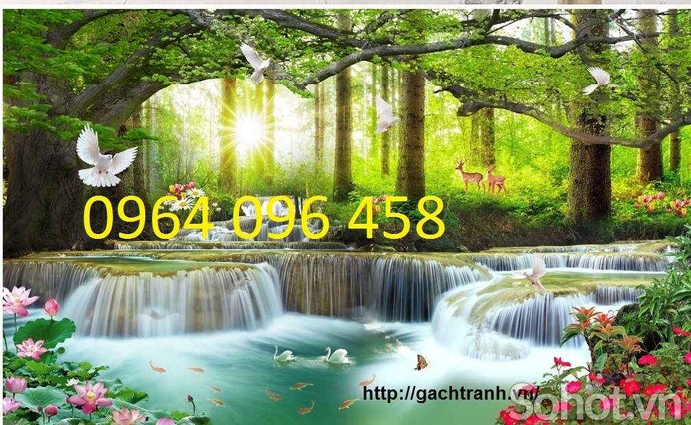 Tranh gạch 3d ốp tường mặt tiền - FVMM55