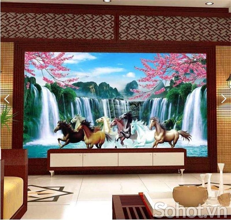 Tranh gạch men phong cảnh ốp tường