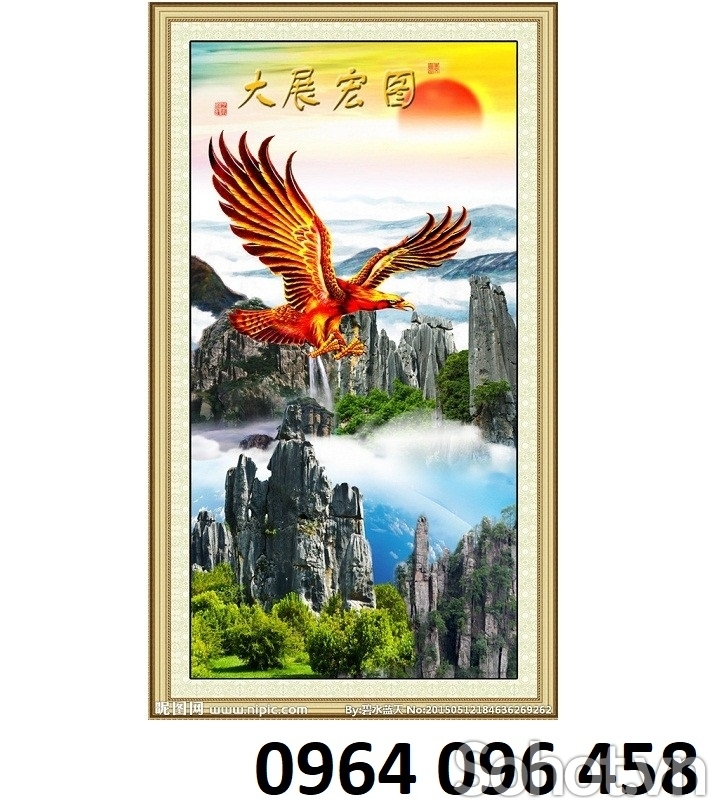 Tranh gạch 3d phong thủy - 899CP