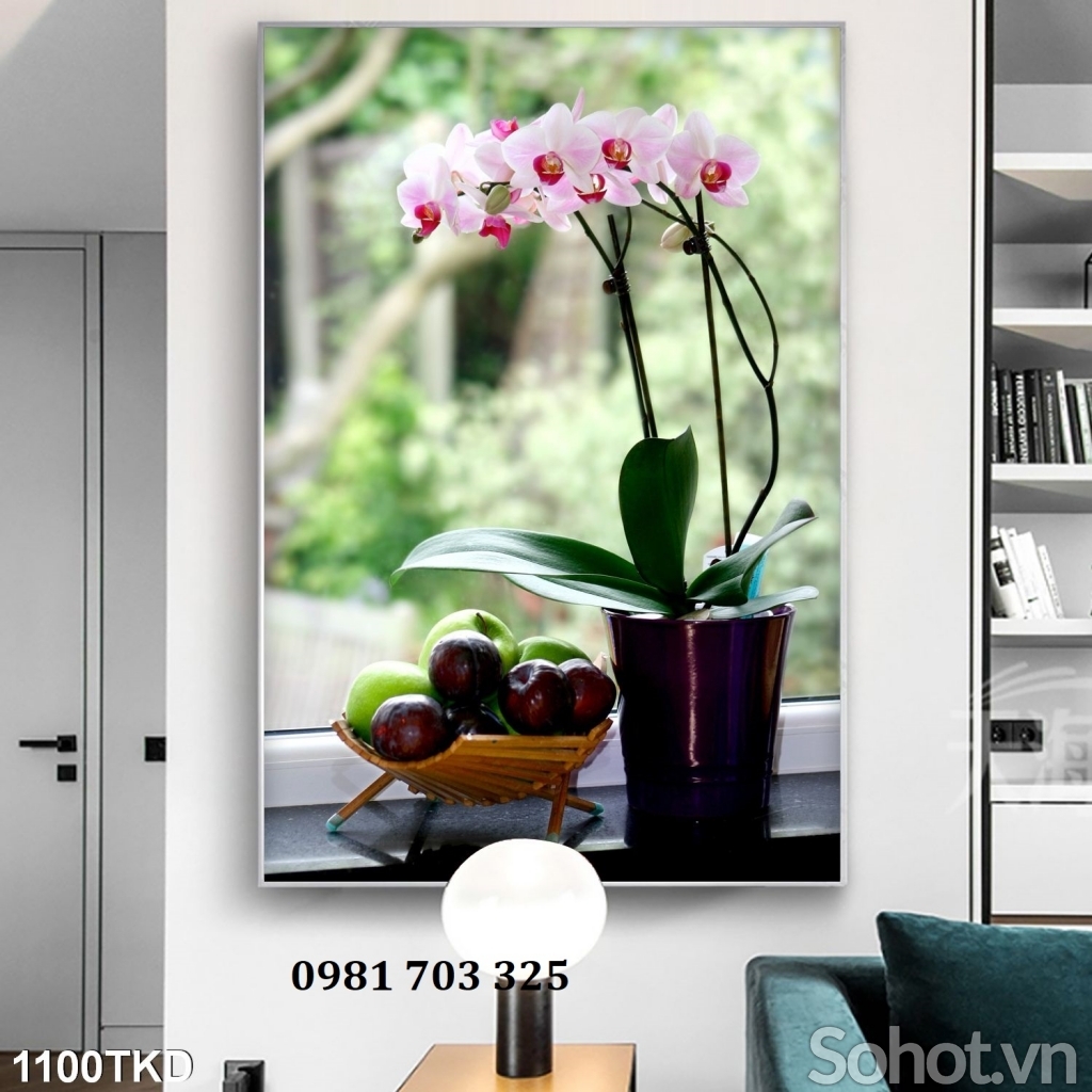 Tranh gạch 3D khổ đứng đẹp