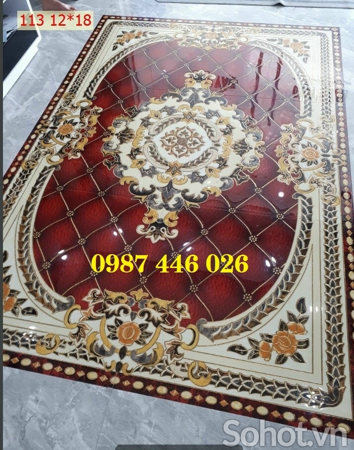Gạch thảm khắc vàng trung quốc HP8723