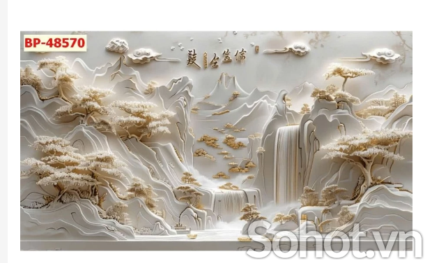 Tranh gạch trang trí phòng khách 3d - XXC53