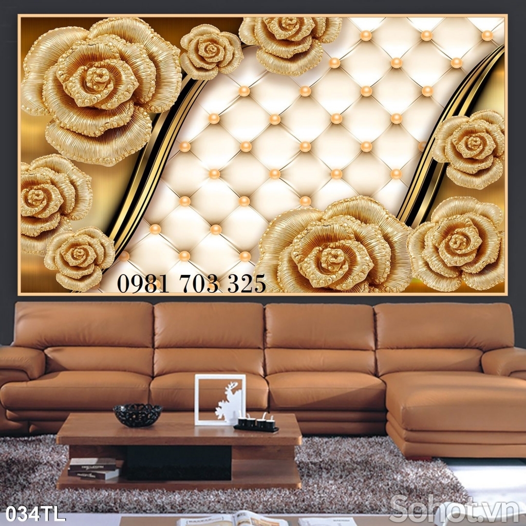 Gạch tranh hoa 3D đẹp nhà