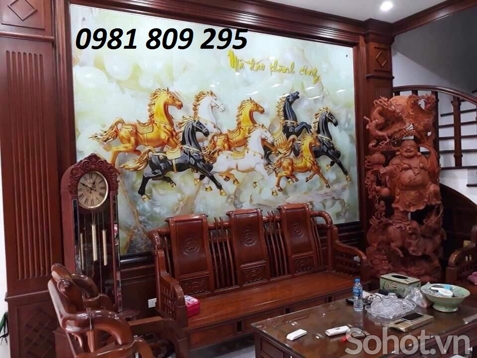 tranh 3d ngựa trang trí phòng , gach 3d ốp tường - Thanh Hoá ...