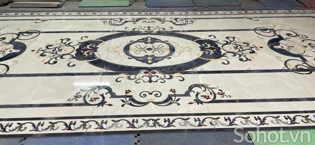 Gạch sàn nhà mẫu cắt CNC