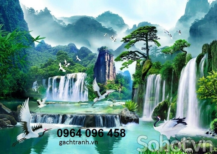 Tranh gạch 3d phong cảnh đẹp - 943DN