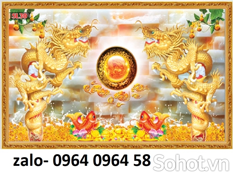 Gạch tranh 3d ốp tường phòng thờ - HDCX4