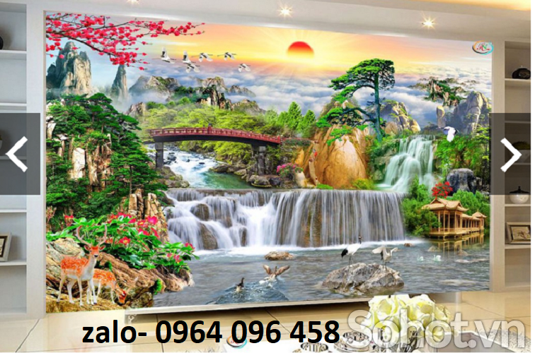 Gạch tranh 3d bóng kính - XCV89