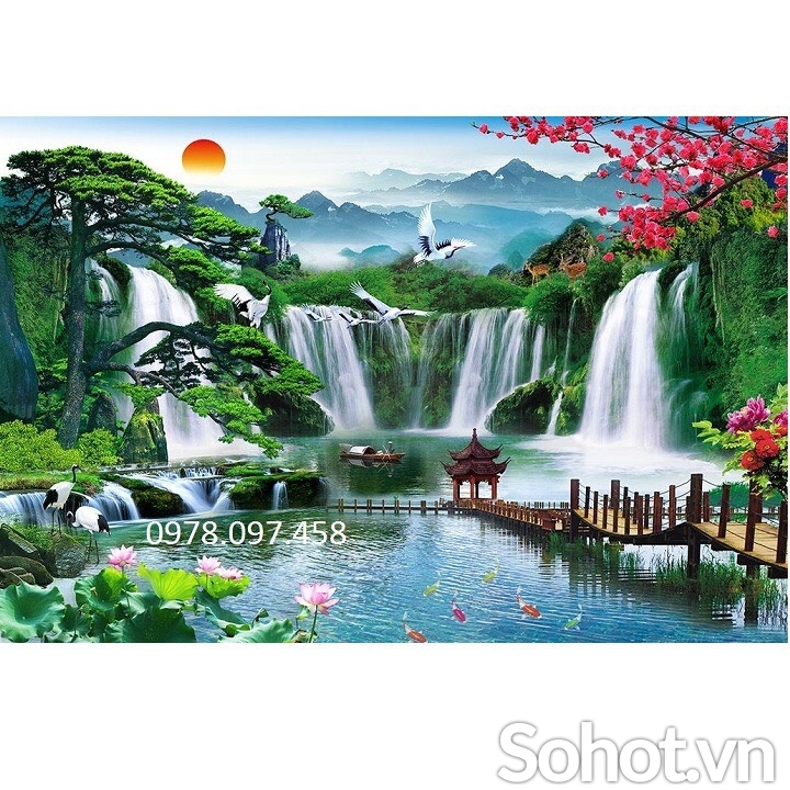 Tranh gạch - tranh phòng khách
