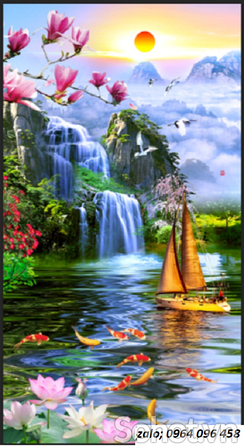 Tranh 3d - tranh gạch 3d - gạch tranh 3d - B8765