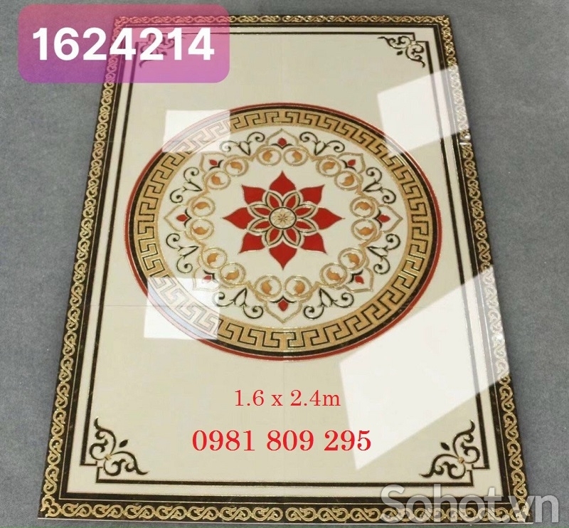 Thảm gạch sang trọng lát phòng khách JP863