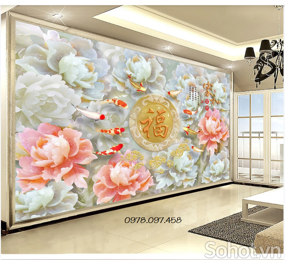 Tranh gạch hoa sứ