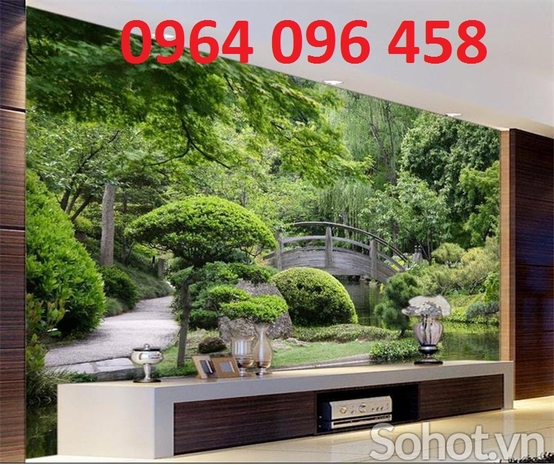 Tranh gạch 3d rừng cây - SVX322