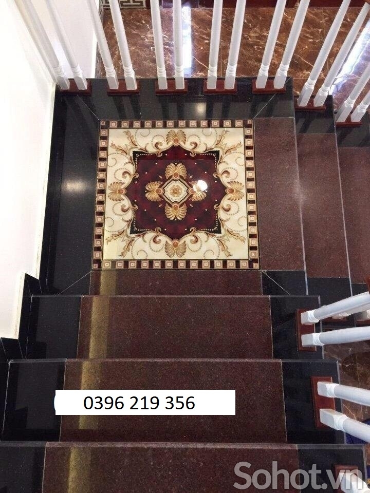 Thảm gạch men ốp cầu thang 60x60 , 80x80