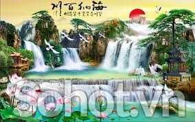 Tranh gạch 3d ốp tường mẫu mới - XNVNB6